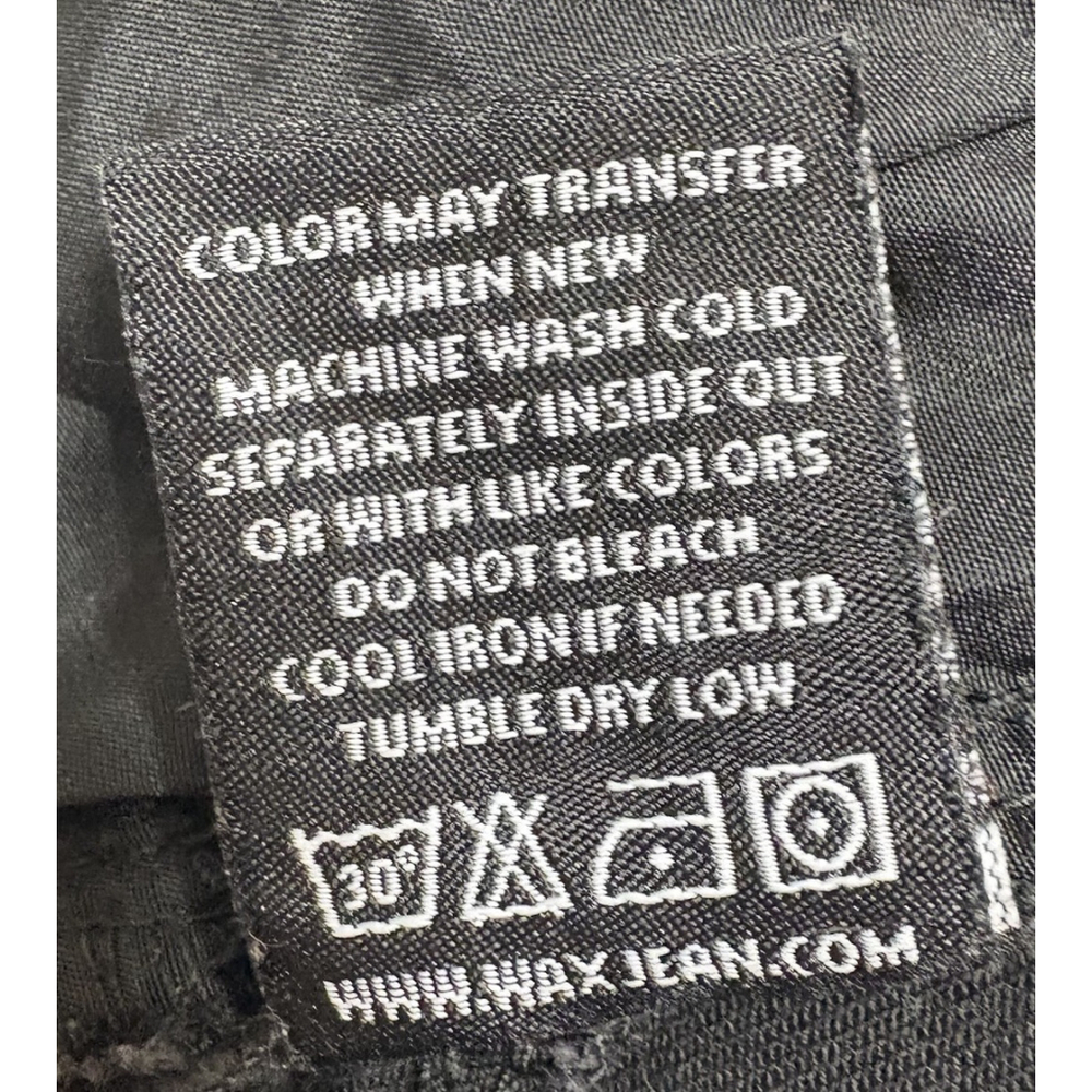 Wax Jean Butt I Love You Women’s High Rise Cuffed Jean Shorts Black Size Small - Picture 6 of 8